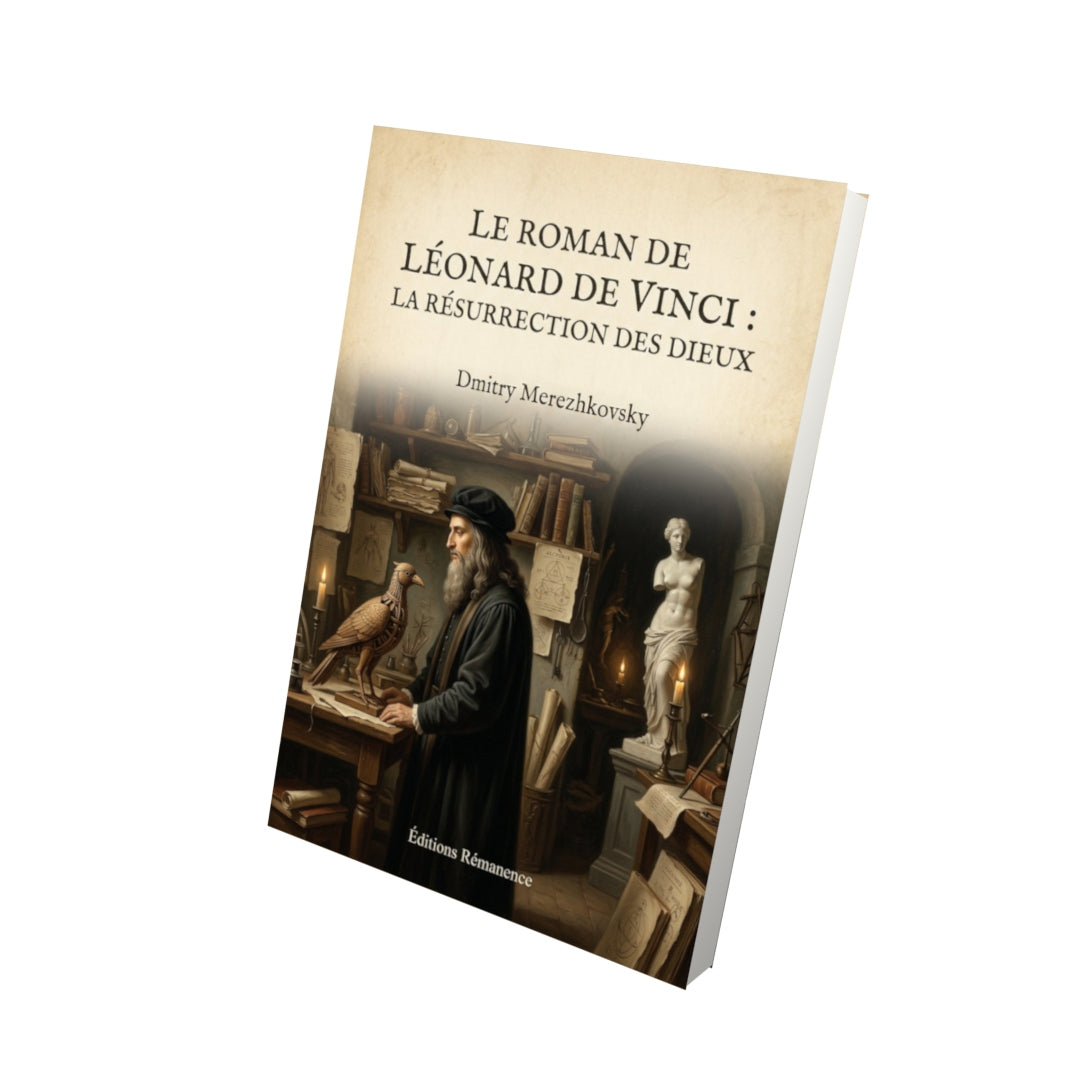 Livre Le Roman de Léonard de Vinci : La résurrection des Dieux - Dmitry Merezhkovsky - Vue 3D - Editions Remanence