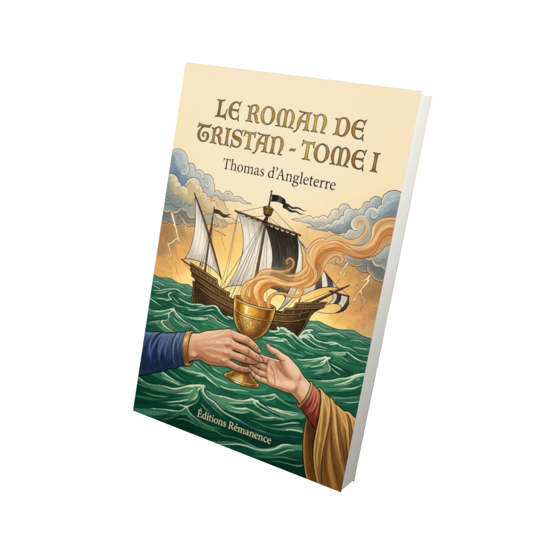 Livre Le Roman de Tristan - Tome I par Thomas d’Angleterre - Vue 3D - Editions Remanence