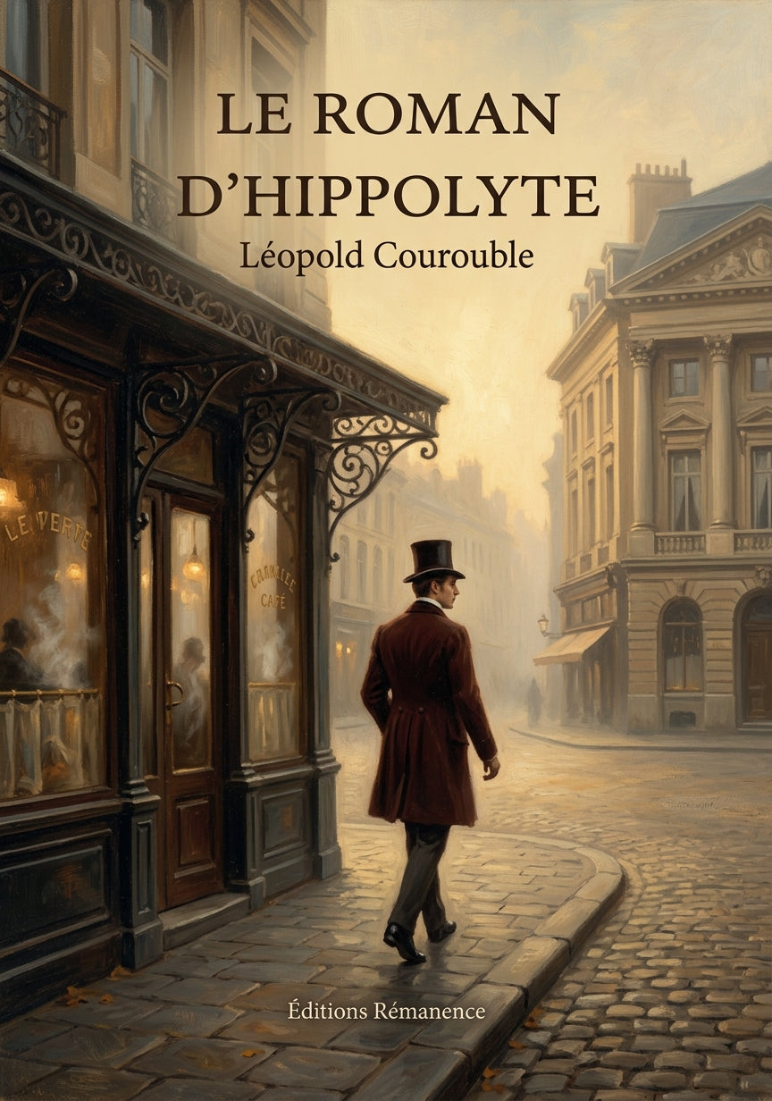 Livre Le Roman d’Hippolyte par Léopold Courouble - Couverture - Editions Remanence