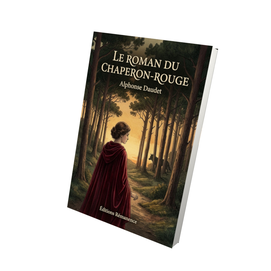 Livre Le roman du Chaperon-Rouge par Alphonse Daudet - Vue 3D - Editions Remanence