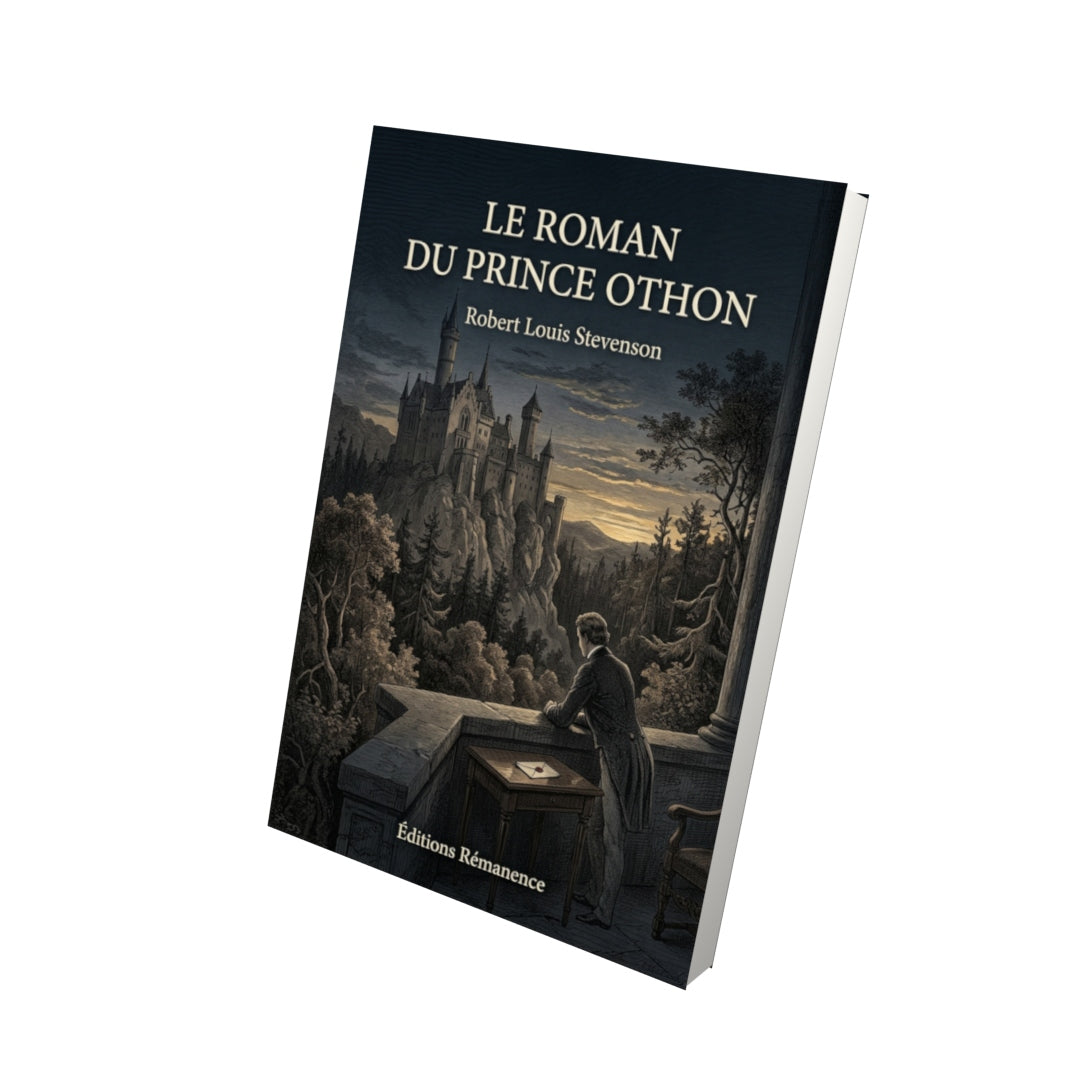 Livre Le Roman du prince Othon par Robert Louis Stevenson - Vue 3D - Editions Remanence