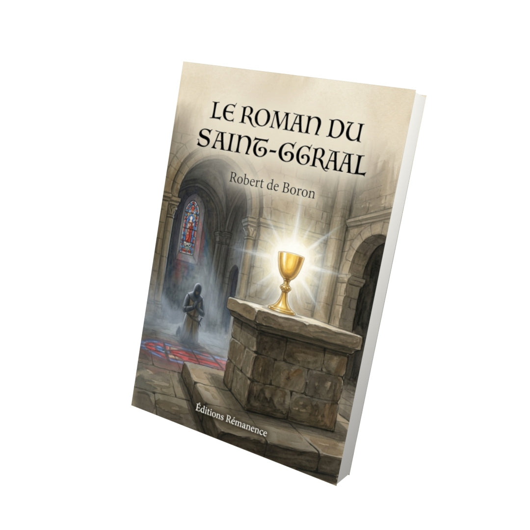 Livre Le Roman du Saint-Graal par Robert de Boron - Vue 3D - Editions Remanence