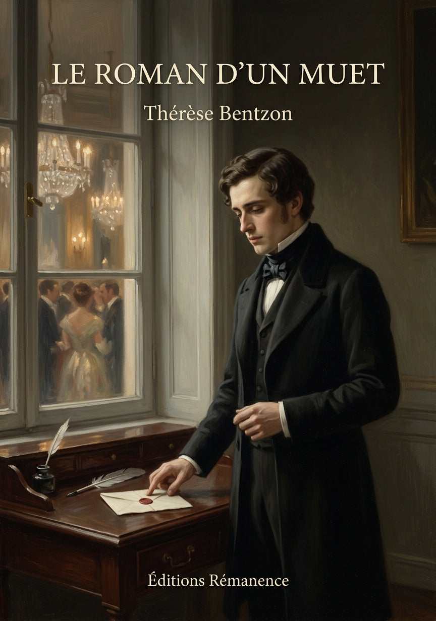 Livre Le Roman d’un muet par Thérèse Bentzon - Couverture - Editions Remanence
