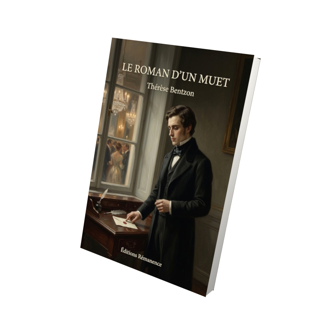 Livre Le Roman d’un muet par Thérèse Bentzon - Vue 3D - Editions Remanence