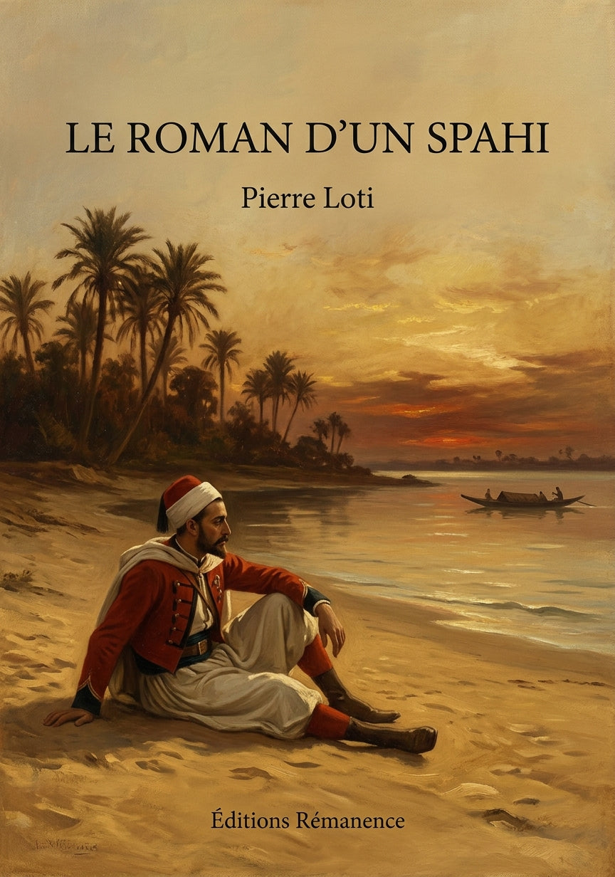 Livre Le Roman d’un spahi par Pierre Loti - Couverture - Editions Remanence