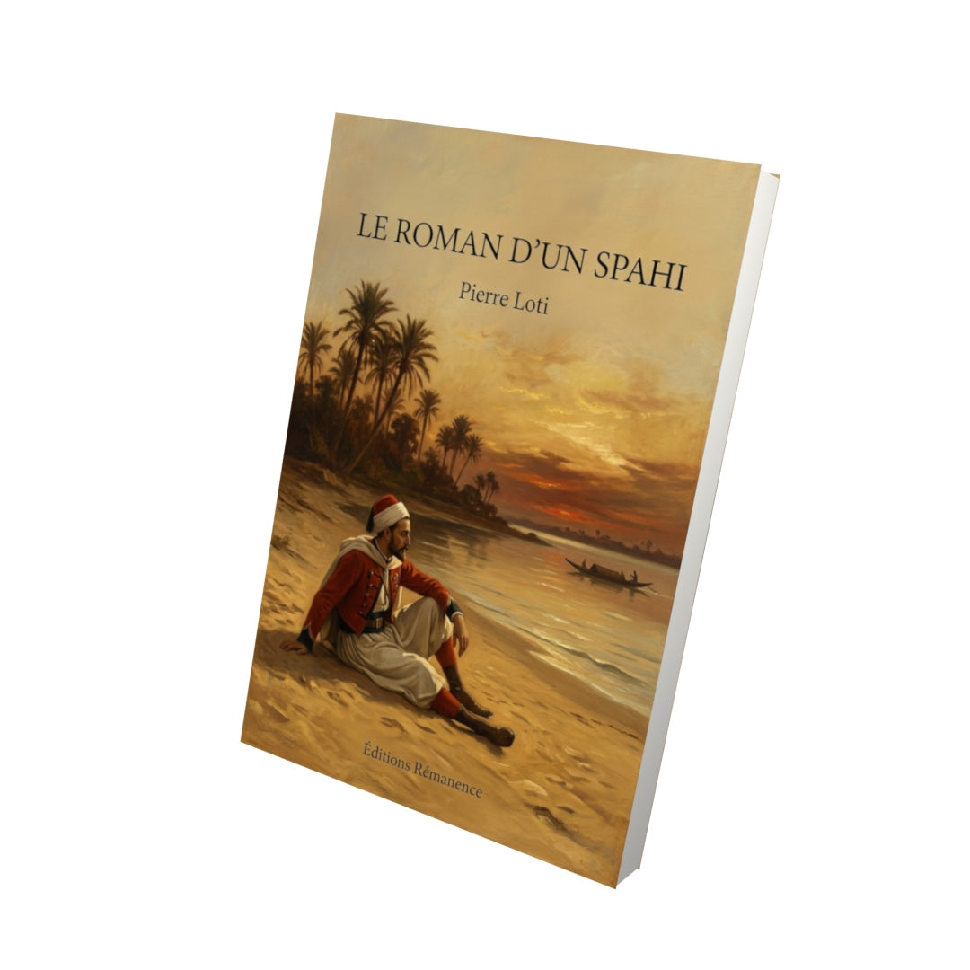 Livre Le Roman d’un spahi par Pierre Loti - Vue 3D - Editions Remanence