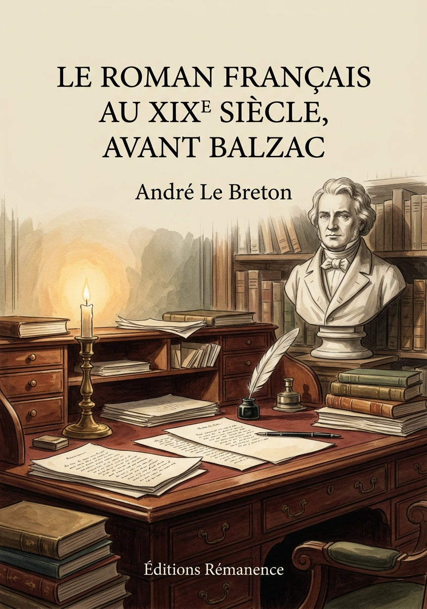 Livre Le Roman français au XIXe siècle, Avant Balzac par André Le Breton - Couverture - Editions Remanence