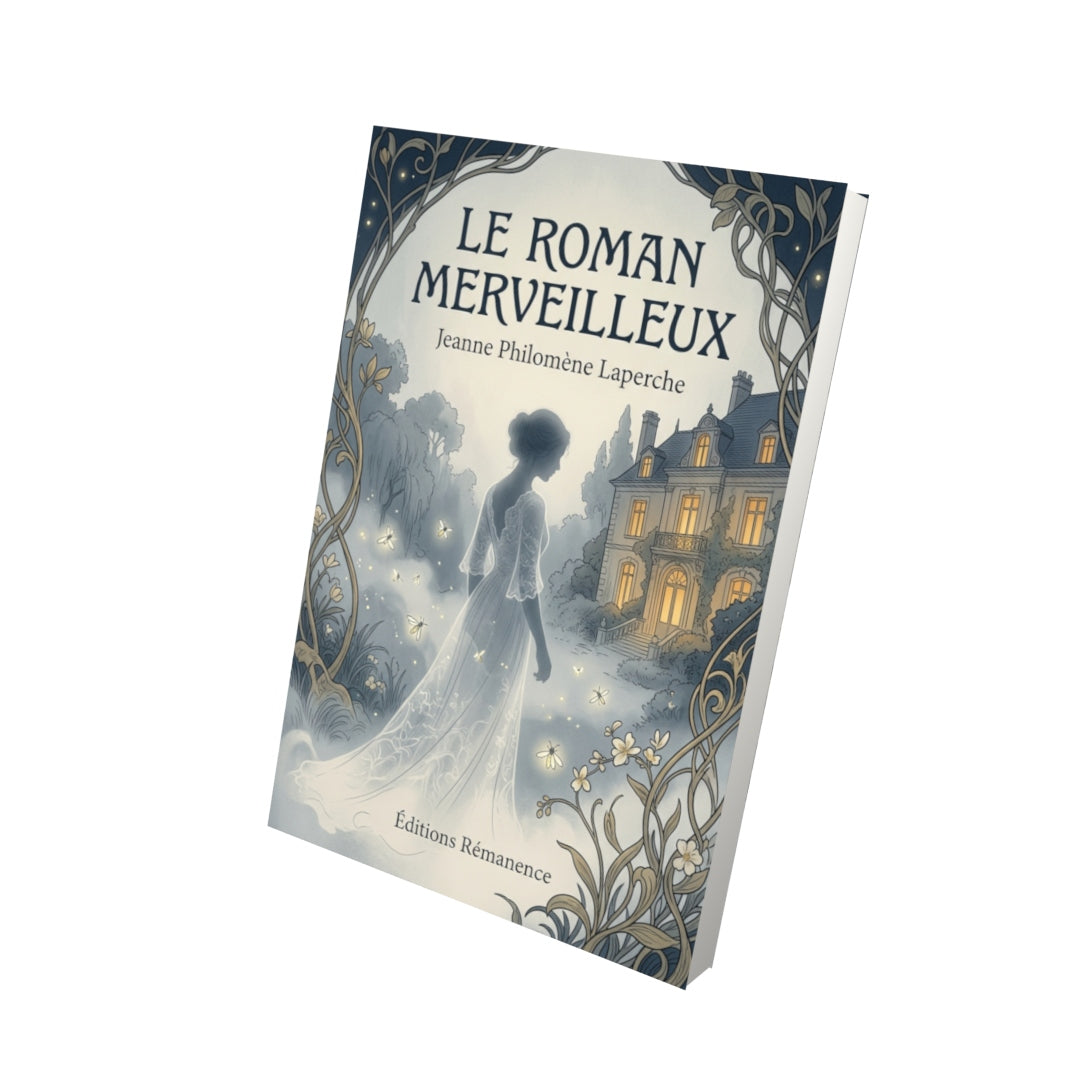 Livre Le Roman merveilleux par Jeanne Philomène Laperche - Vue 3D - Editions Remanence