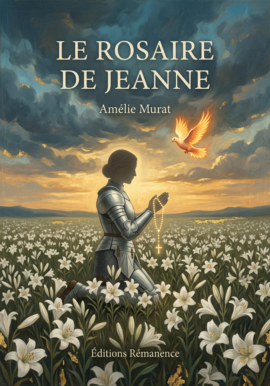 Livre Le Rosaire de Jeanne par Amélie Murat - Couverture - Editions Remanence