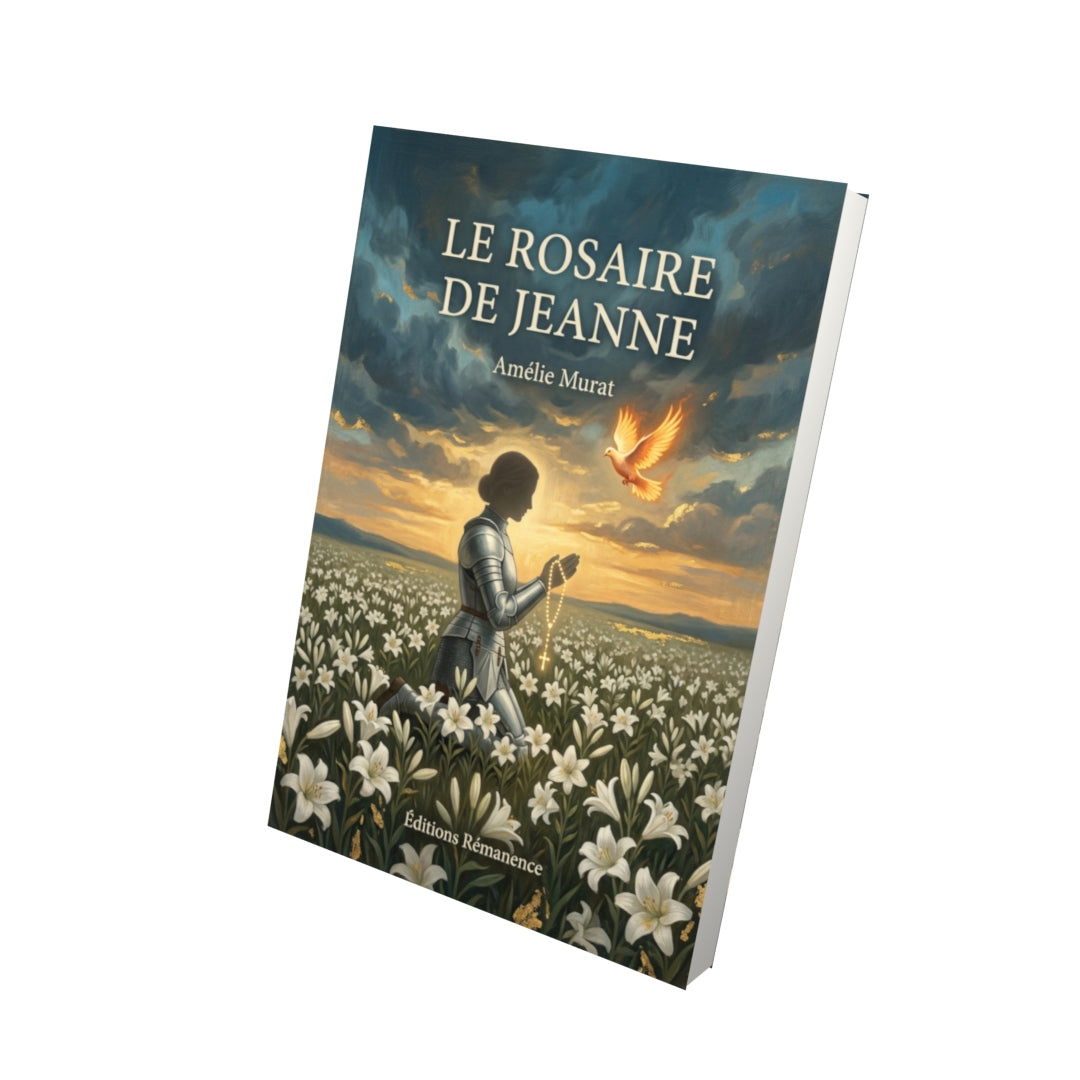 Livre Le Rosaire de Jeanne par Amélie Murat - Vue 3D - Editions Remanence