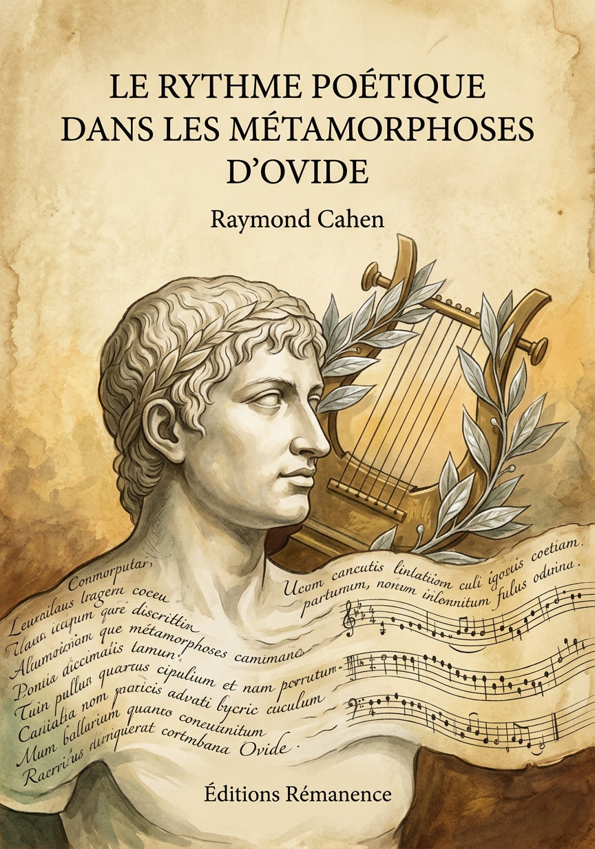 Livre Le Rythme poétique dans les Métamorphoses d’Ovide par Raymond Cahen - Couverture - Editions Remanence