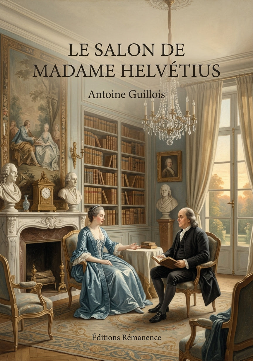 Livre Le Salon de Madame Helvétius par Antoine Guillois - Couverture - Editions Remanence