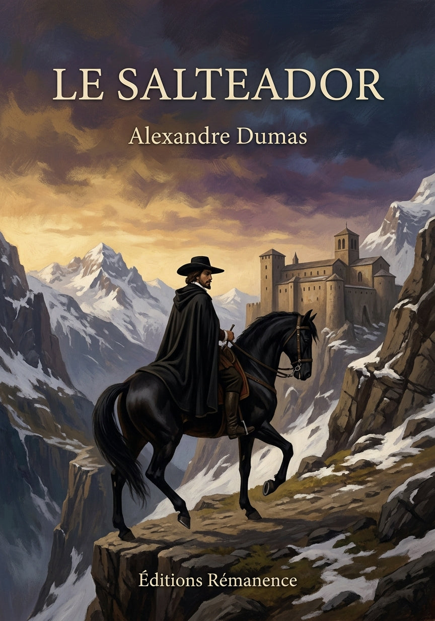 Livre Le Salteador par Alexandre Dumas - Couverture - Editions Remanence