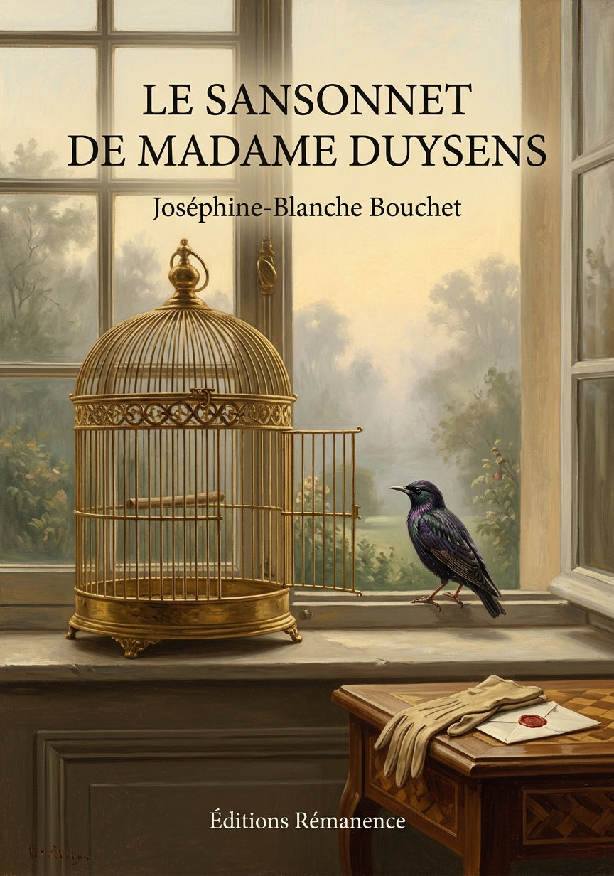 Livre Le Sansonnet de madame Duysens par Joséphine-Blanche Bouchet - Couverture - Editions Remanence