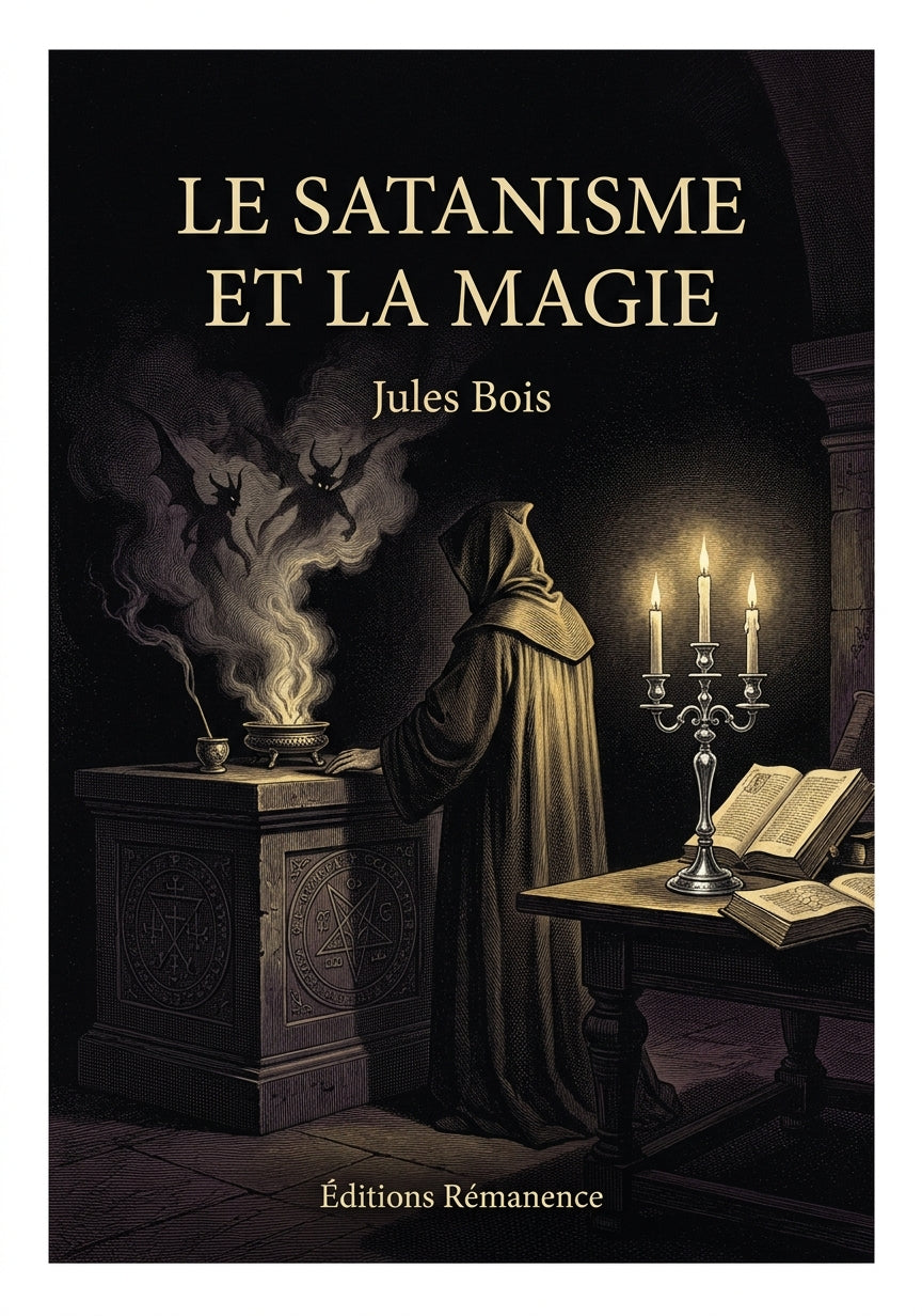 Livre Le Satanisme et la magie par Jules Bois - Couverture - Editions Remanence