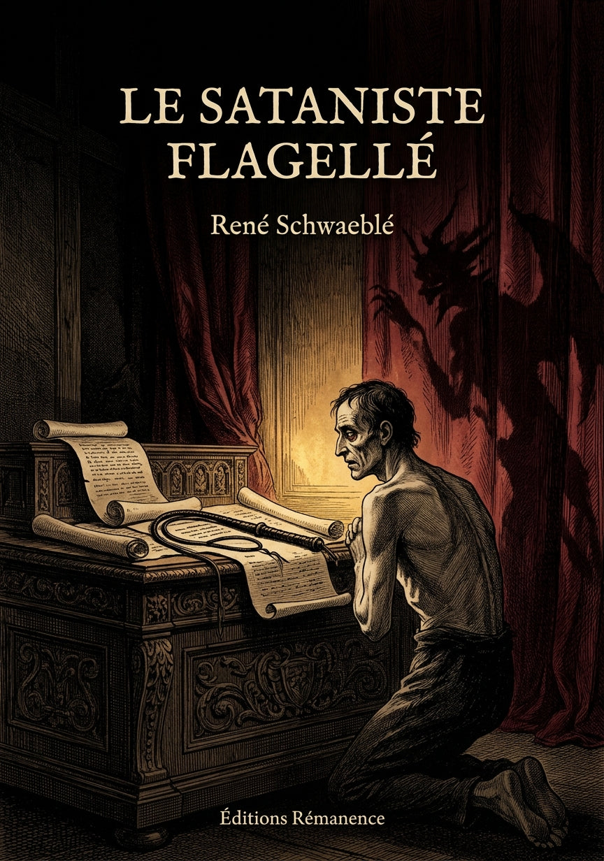 Livre Le sataniste flagellé par René Schwaeblé - Couverture - Editions Remanence