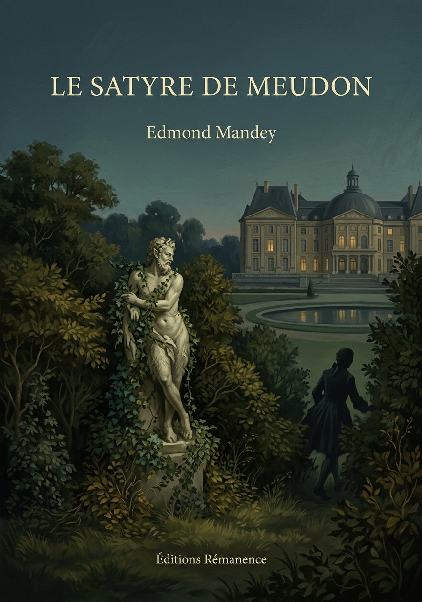 Livre Le Satyre de Meudon par Edmond Mandey - Couverture - Editions Remanence