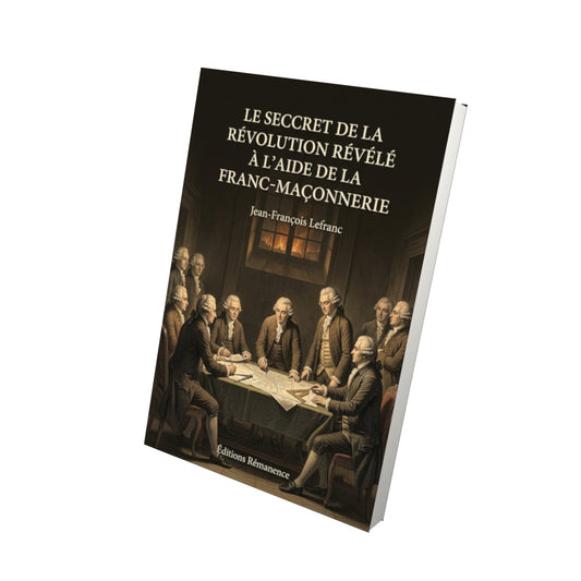 Livre Le seccret de la Révolution révélé à l'aide de la Franc-Maçonnerie - Jean-François Lefranc - Vue 3D - Editions Remanence