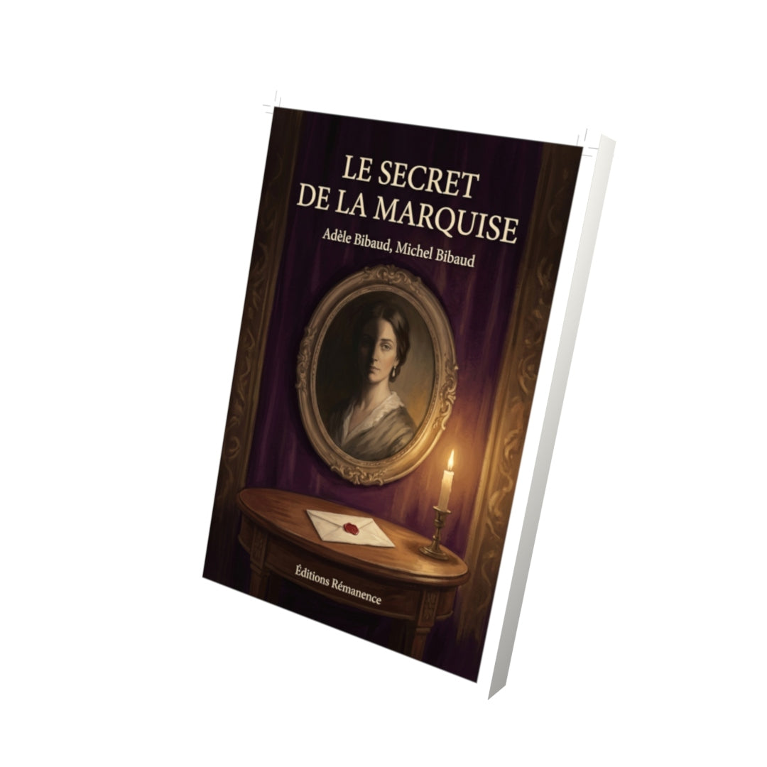 Livre Le secret de la marquise par Adèle Bibaud, Michel Bibaud - Vue 3D - Editions Remanence