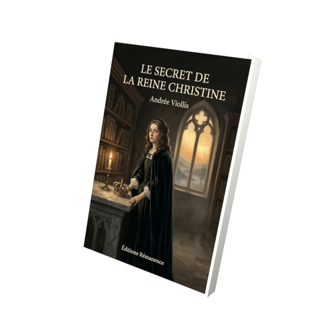 Livre Le Secret de la reine Christine par Andrée Viollis - Vue 3D - Editions Remanence