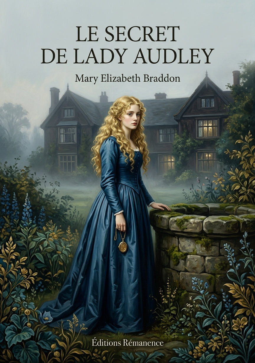 Livre Le Secret de lady Audley par Mary Elizabeth Braddon - Couverture - Editions Remanence