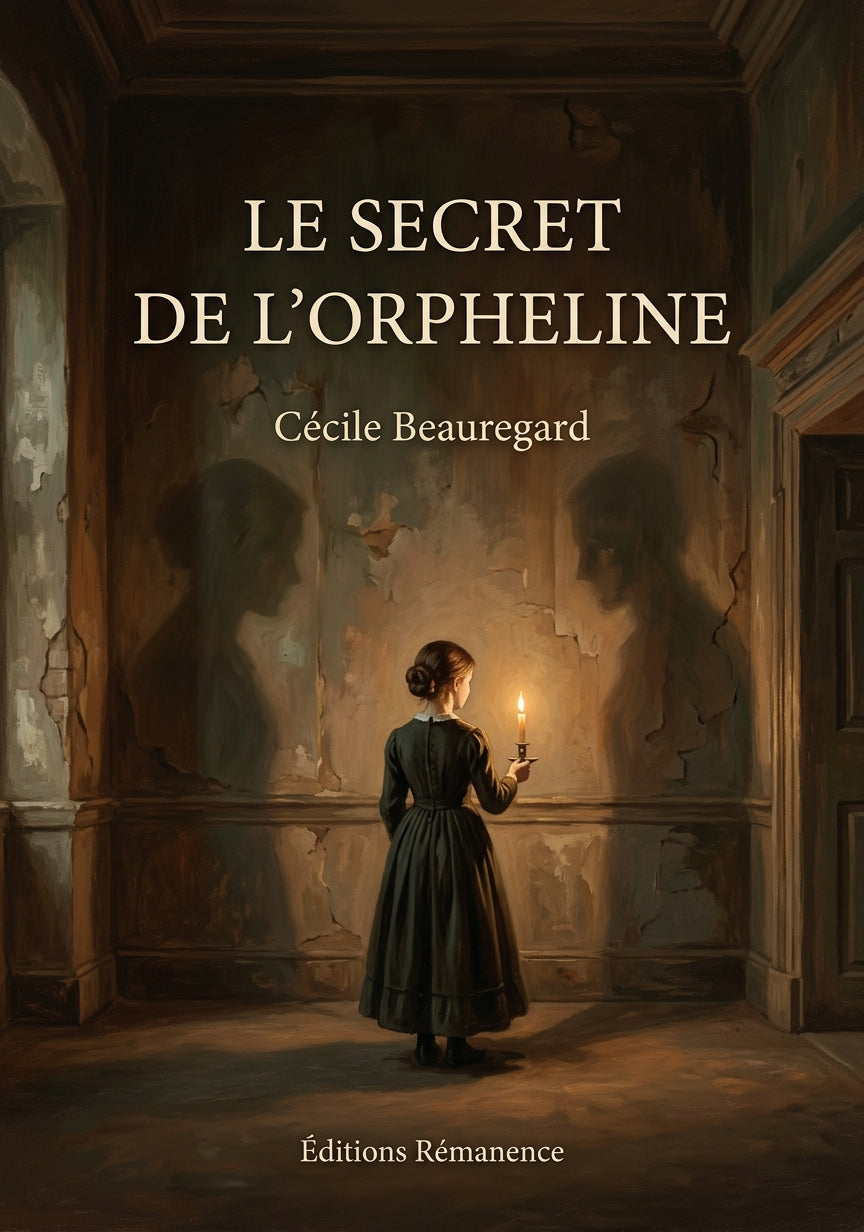 Livre Le secret de l’orpheline par Cécile Beauregard - Couverture - Editions Remanence