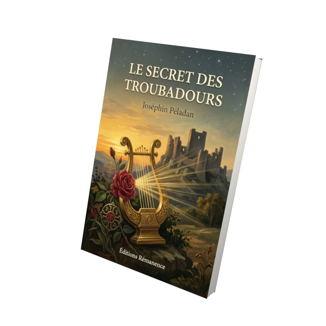 Livre Le Secret des troubadours par Joséphin Péladan - Vue 3D - Editions Remanence