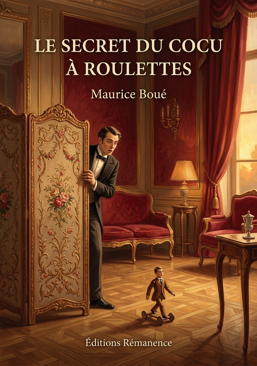 Livre Le Secret du cocu à roulettes par Maurice Boué - Couverture - Editions Remanence