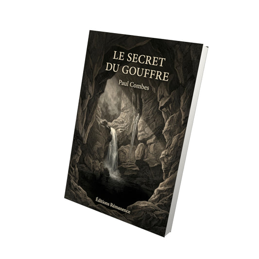 Livre Le Secret du gouffre par Paul Combes - Vue 3D - Editions Remanence