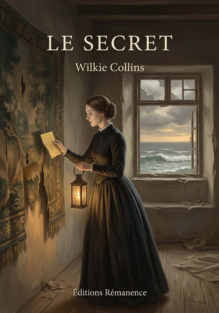 Livre Le Secret par Wilkie Collins - Couverture - Editions Remanence