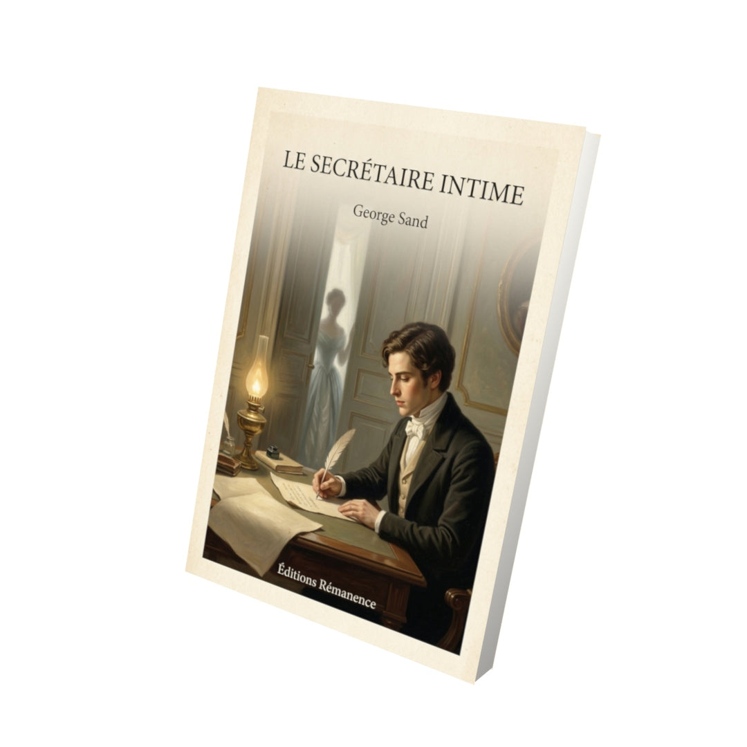 Livre Le secrétaire intime - George Sand - Vue 3D - Editions Remanence
