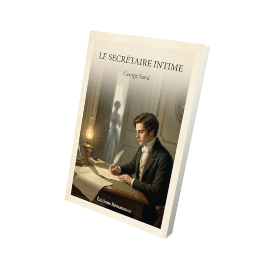 Livre Le secrétaire intime - George Sand - Vue 3D - Editions Remanence