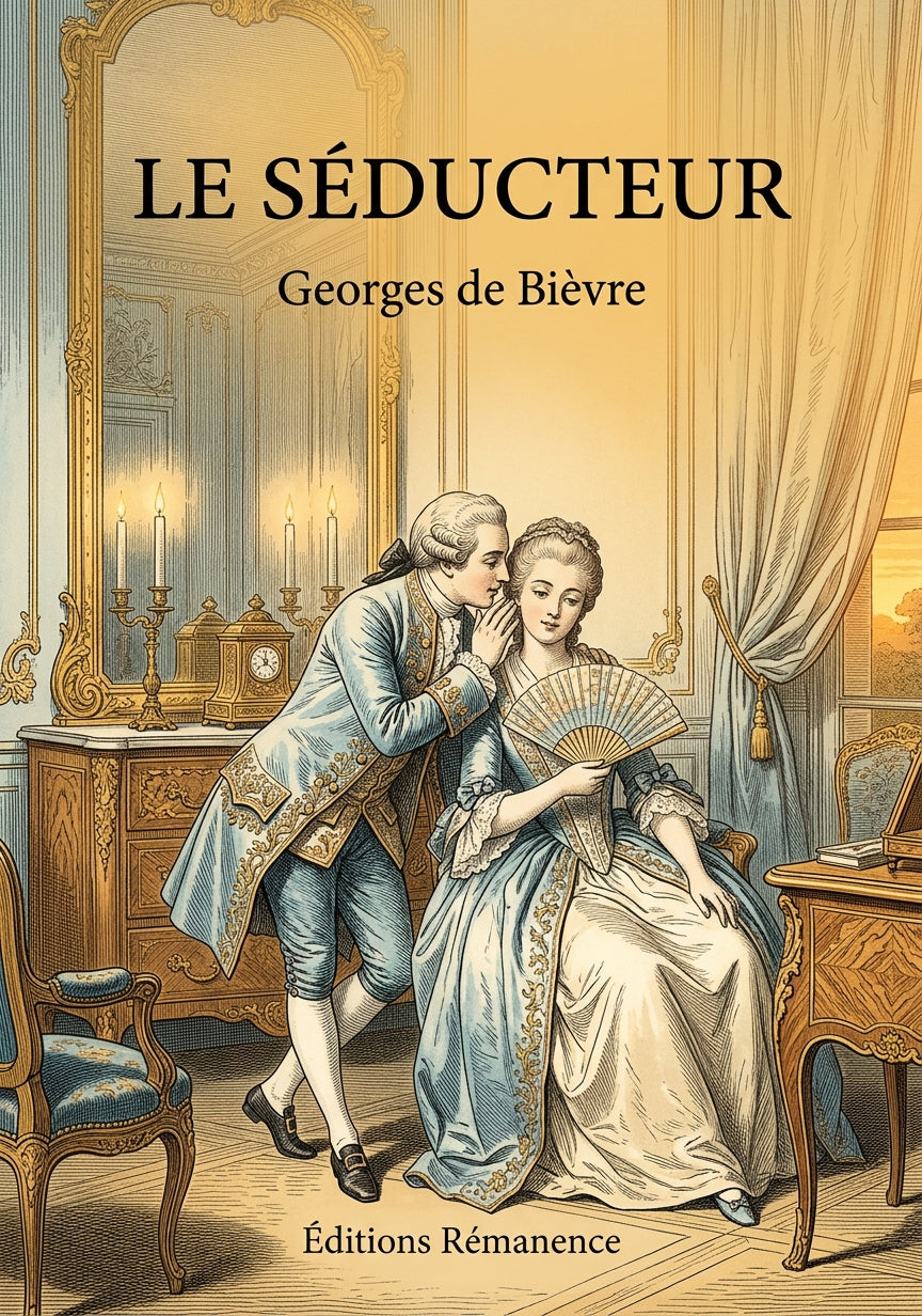 Livre Le Séducteur par Georges de Bièvre - Couverture - Editions Remanence