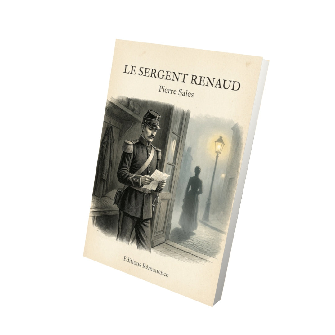 Livre Le sergent Renaud - Pierre Sales - Vue 3D - Editions Remanence