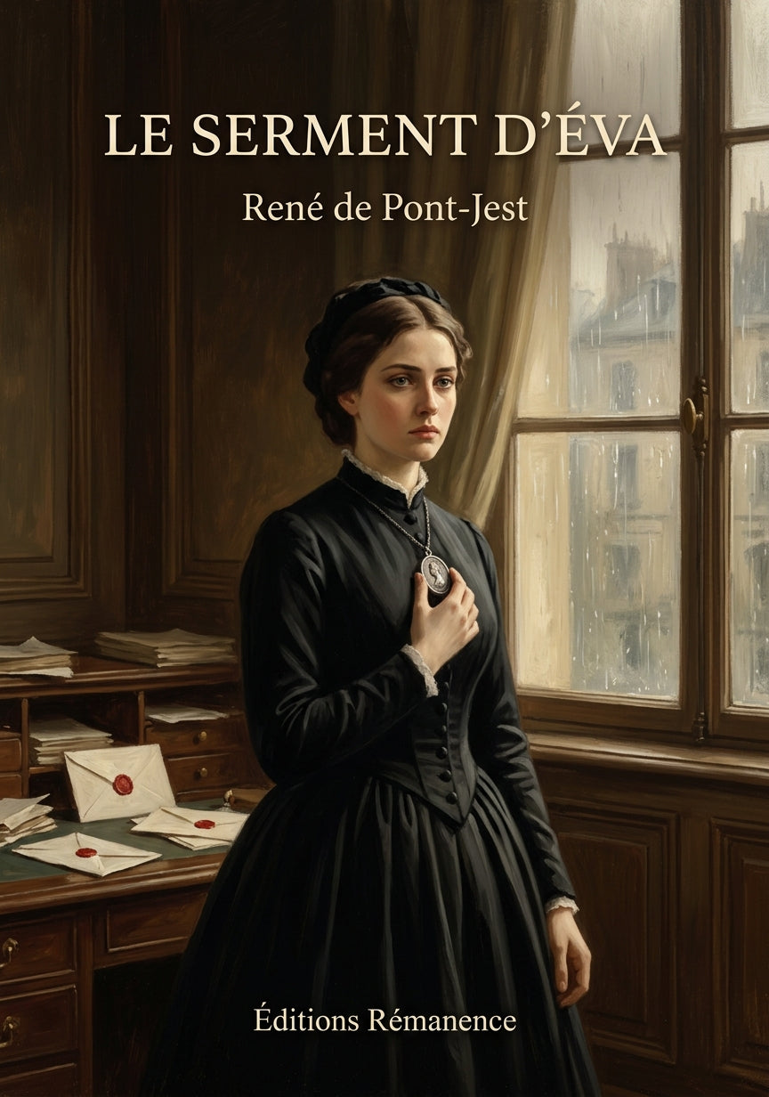 Livre Le Serment d'Éva par René de Pont-Jest - Couverture - Editions Remanence