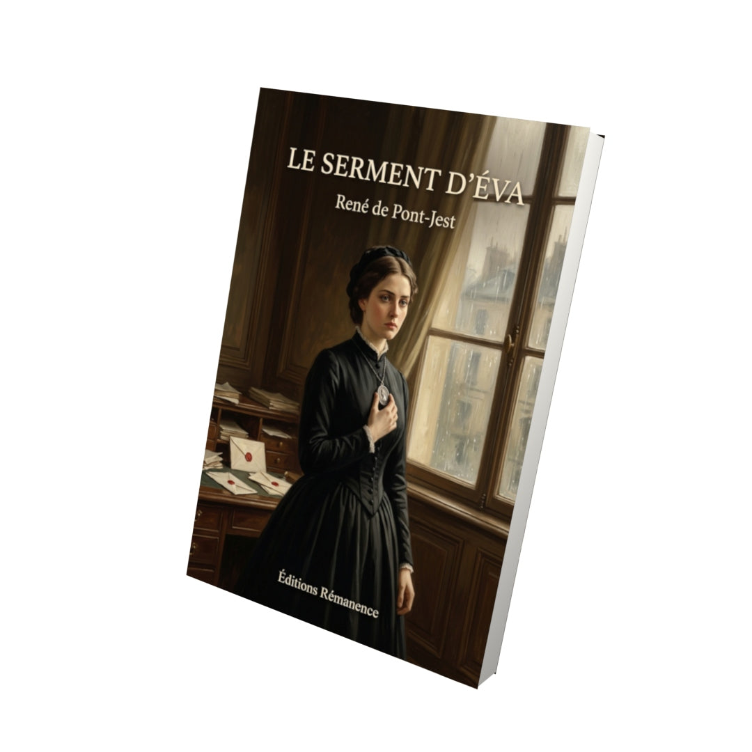 Livre Le Serment d'Éva par René de Pont-Jest - Vue 3D - Editions Remanence