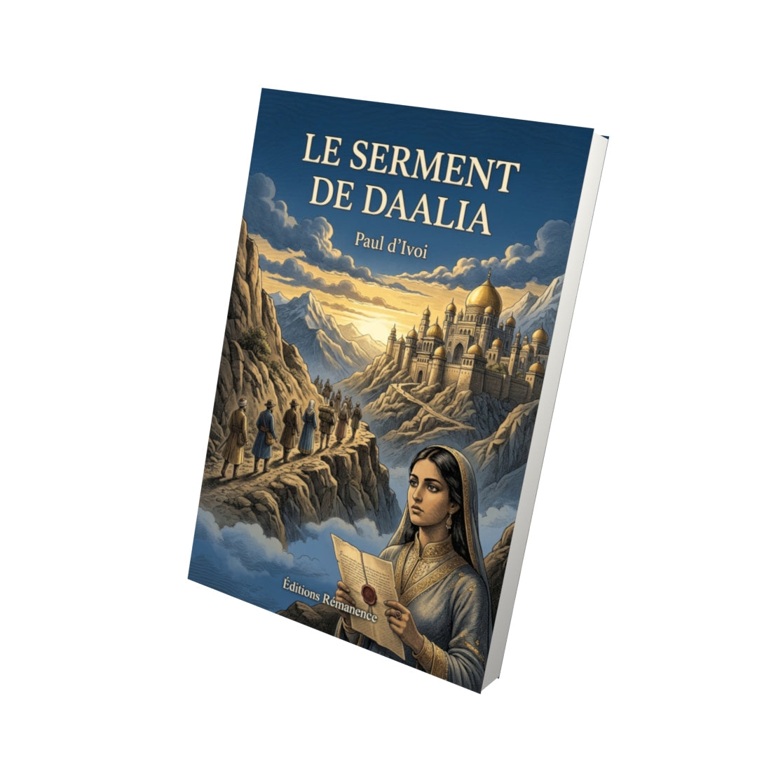 Livre Le Serment de Daalia par Paul d’Ivoi - Vue 3D - Editions Remanence