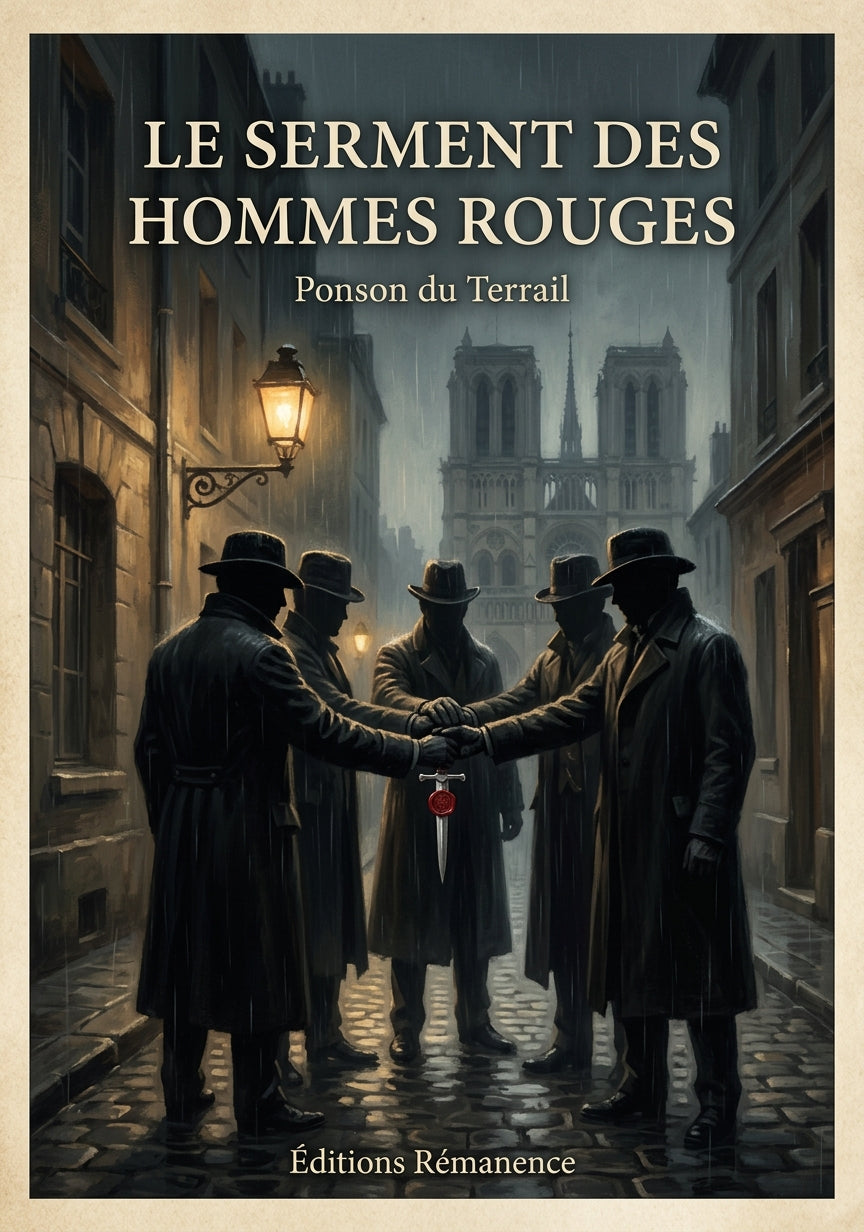 Le serment des hommes rouges - Ponson du Terrail (Couverture)