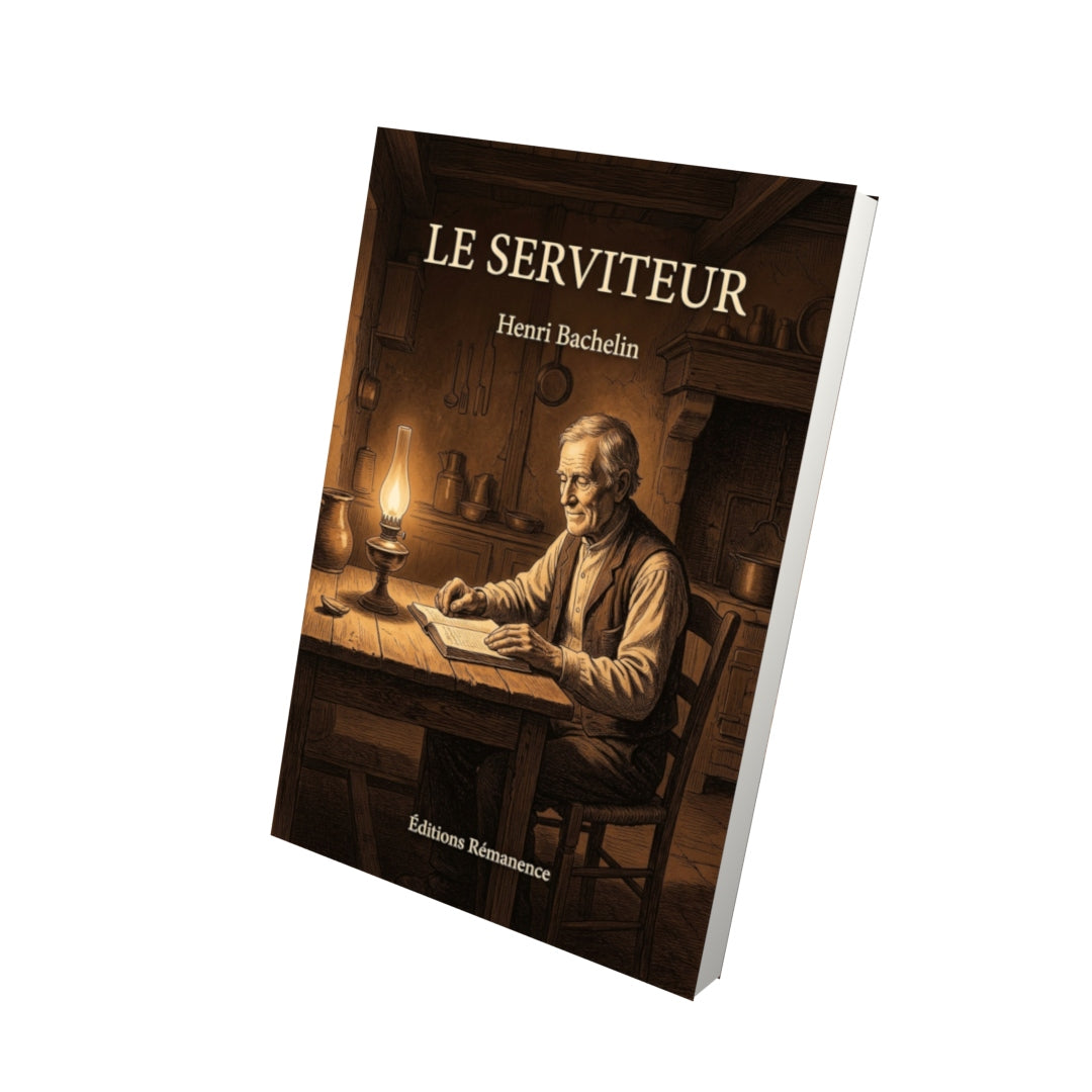 Livre Le Serviteur par Henri Bachelin - Vue 3D - Editions Remanence