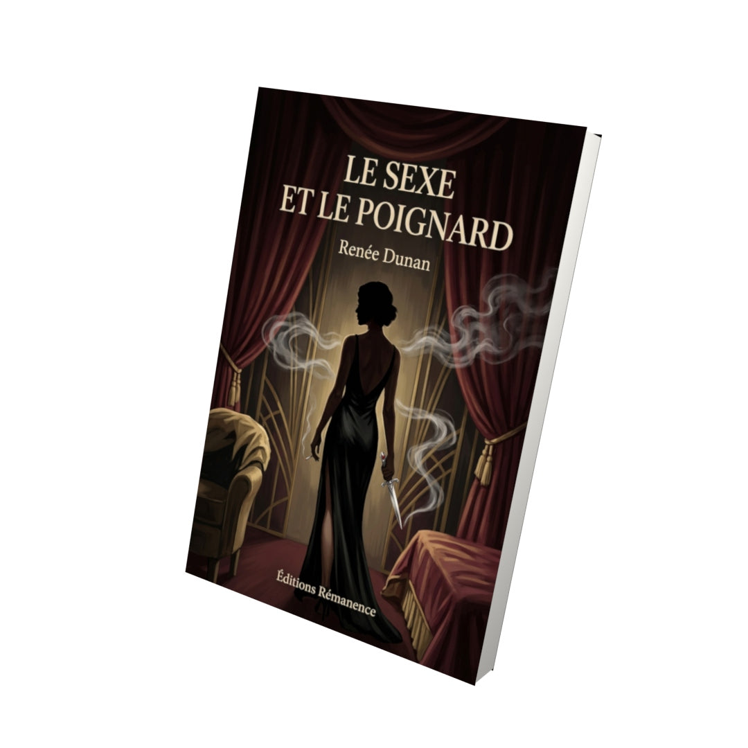 Livre Le Sexe et le poignard par Renée Dunan - Vue 3D - Editions Remanence