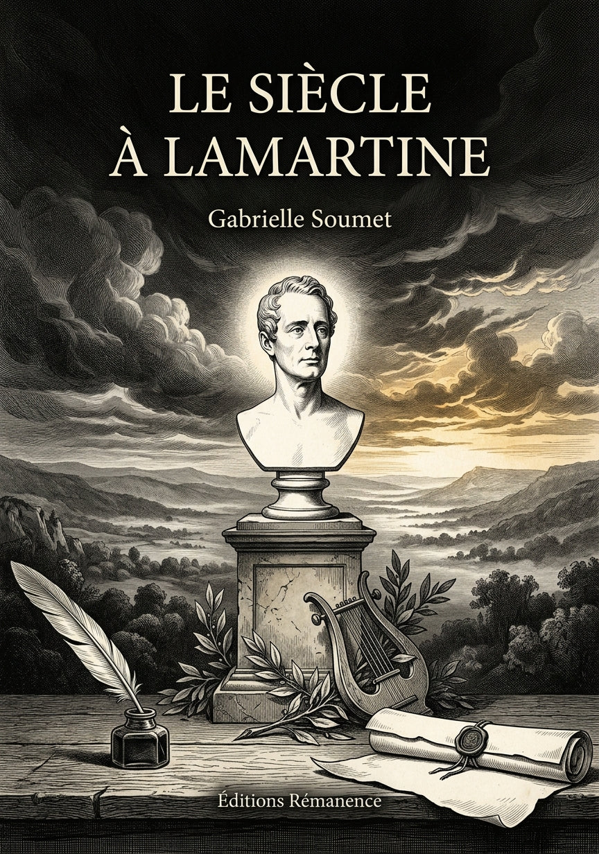 Livre Le Siècle à Lamartine par Gabrielle Soumet - Couverture - Editions Remanence