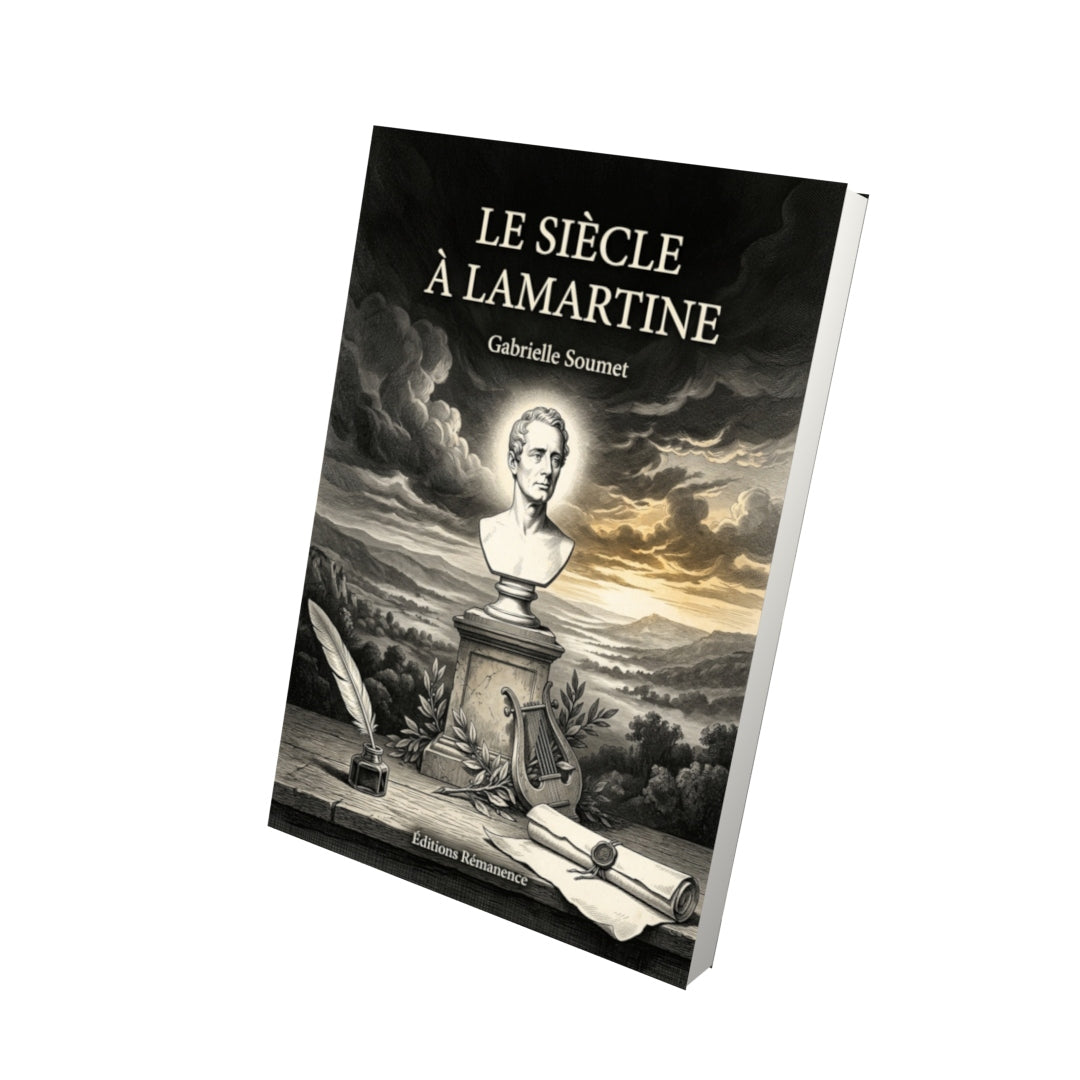 Livre Le Siècle à Lamartine par Gabrielle Soumet - Vue 3D - Editions Remanence
