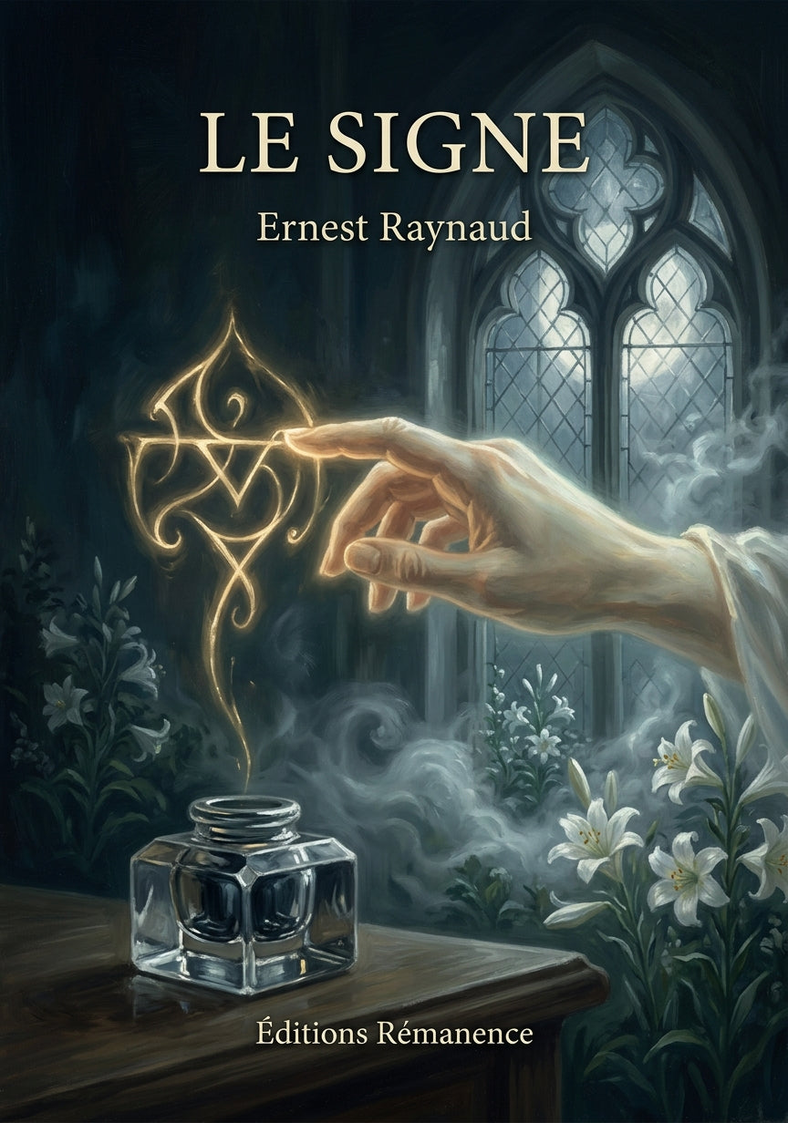 Livre Le Signe par Ernest Raynaud - Couverture - Editions Remanence