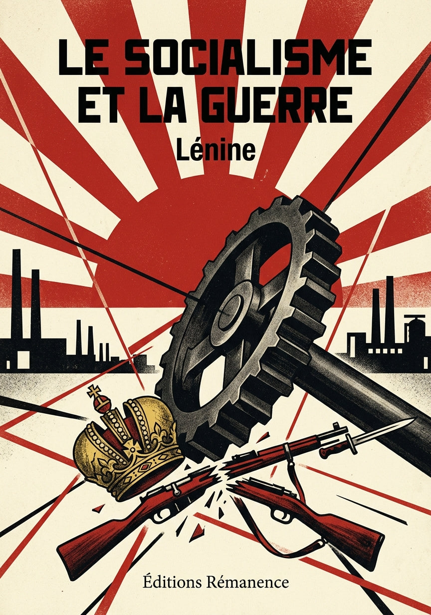 Livre Le Socialisme et la Guerre par Lénine - Couverture - Editions Remanence