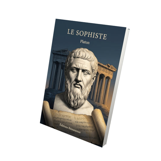 Livre Le Sophiste - Platon - Vue 3D - Editions Remanence