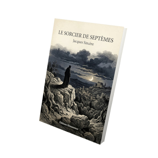 Livre Le Sorcier de Septèmes par Jacques Sincère - Vue 3D - Editions Remanence