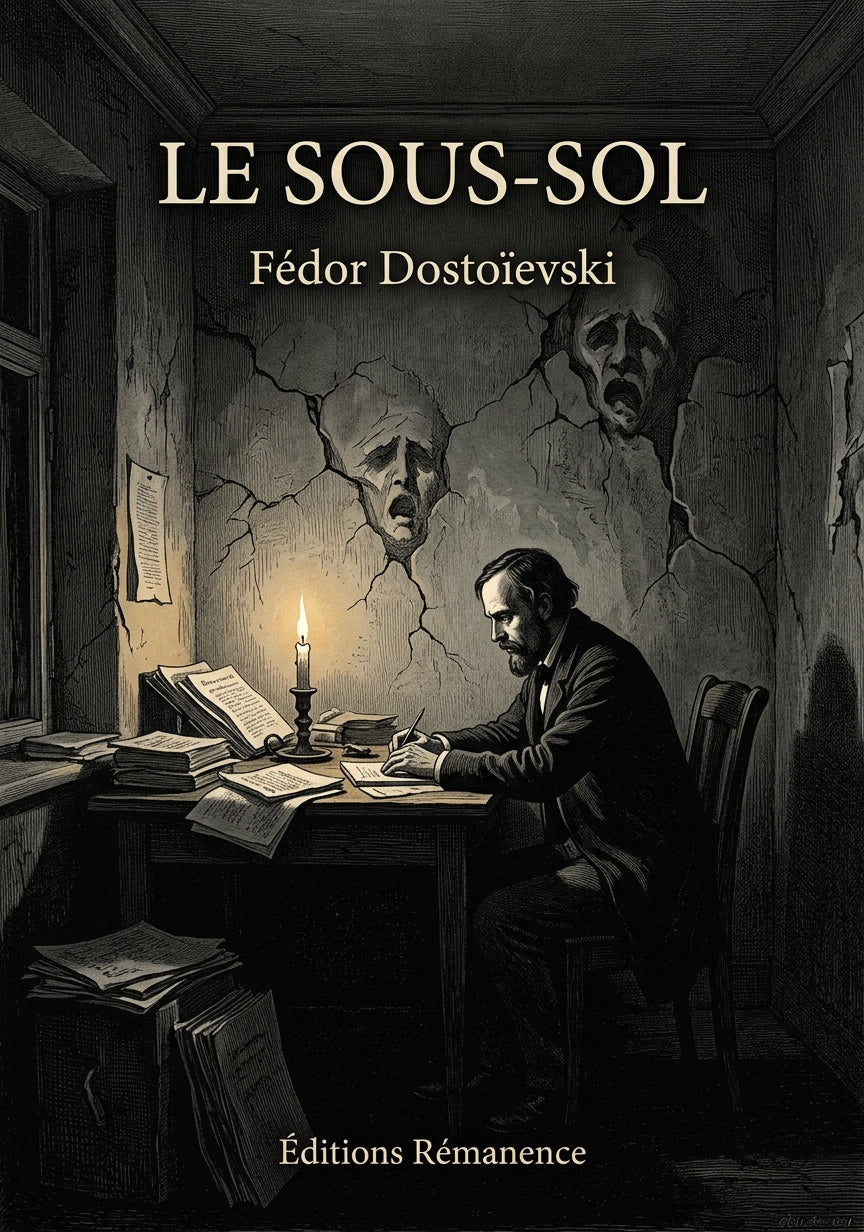 Livre Le Sous-sol par Fédor Dostoïevski - Couverture - Editions Remanence