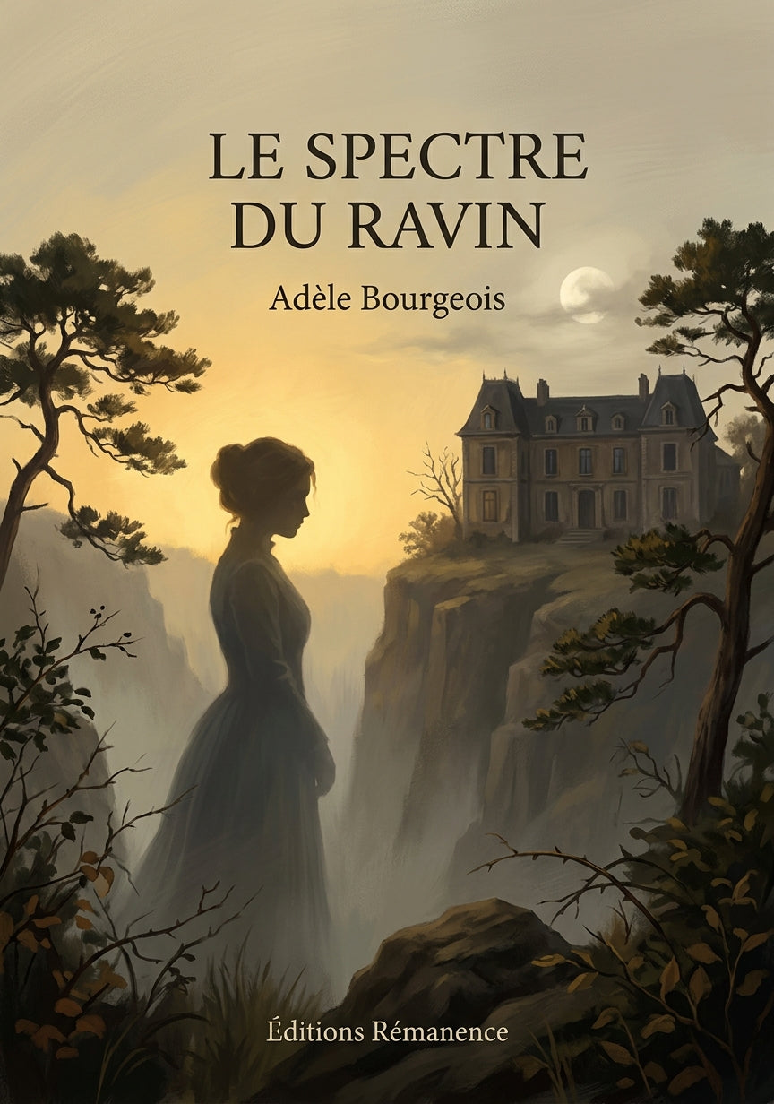 Livre Le spectre du ravin par Adèle Bourgeois - Couverture - Editions Remanence