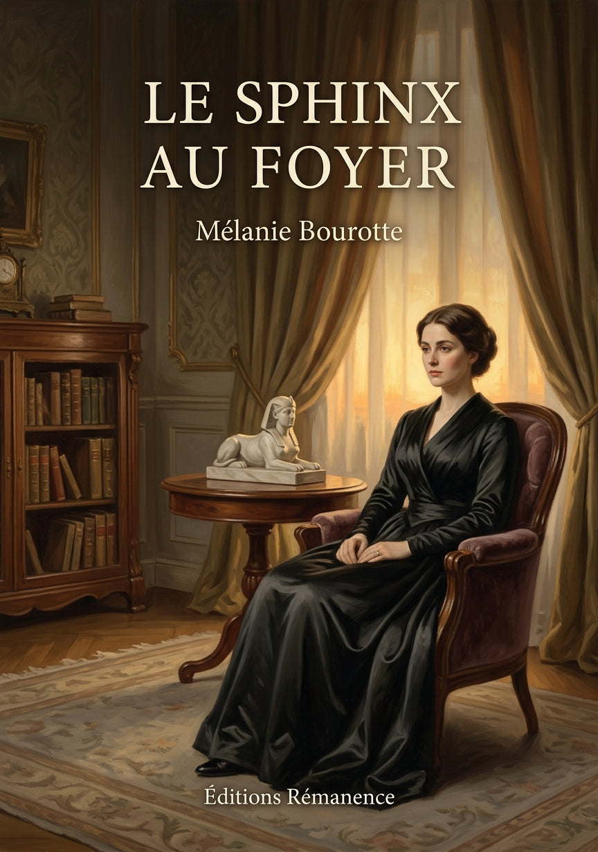 Livre Le Sphinx au foyer par Mélanie Bourotte - Couverture - Editions Remanence