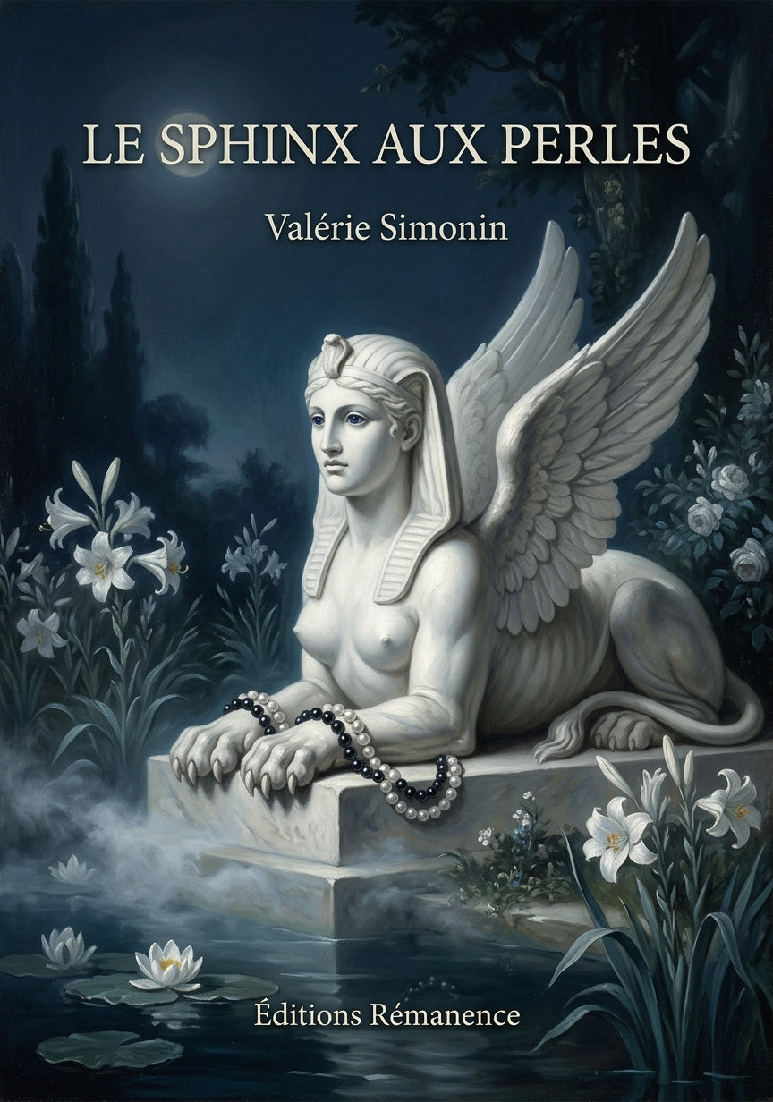 Livre Le Sphinx aux perles par Valérie Simonin - Couverture - Editions Remanence